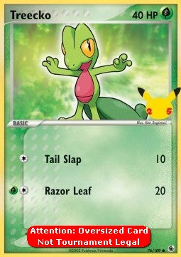 Treecko - EX Ruby & Sapphire (Oversized) [RS-76]