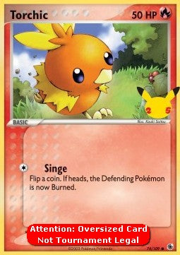 Torchic - EX Ruby & Sapphire (Oversized) [RS-74]