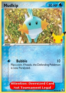 Mudkip - EX Ruby & Sapphire (Oversized) [RS-59]