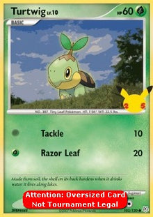 Turtwig Lv.10 - Diamond & Pearl (Oversized) [DP-103]