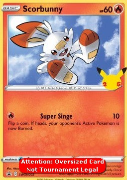 Scorbunny - SWSH Black Star Promos (Oversized) [SWSH-002]