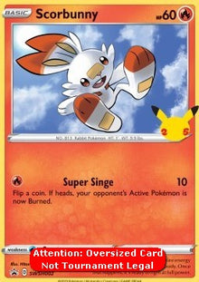 Scorbunny - SWSH Black Star Promos (Oversized) [SWSH-002]