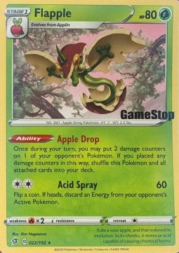 Flapple - Rebel Clash (Holo Rare) [RCL-22]