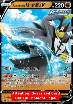 Rapid Strike Urshifu V - SWSH Black Star Promos (Oversized) [SWSH-107]