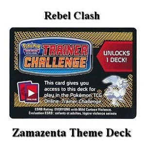 Online Code Card (Rebel Clash: Zamazenta Theme Deck) - Rebel Clash (Online Code Card)