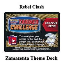 Online Code Card (Rebel Clash: Zamazenta Theme Deck) - Rebel Clash (Online Code Card)