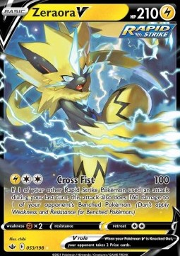 Zeraora V - Chilling Reign (Ultra Rare) [CRE-053]