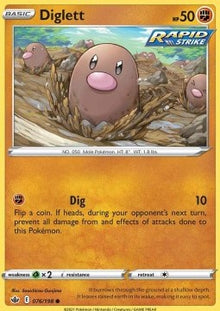 Diglett - Chilling Reign (Common) [CRE-076]