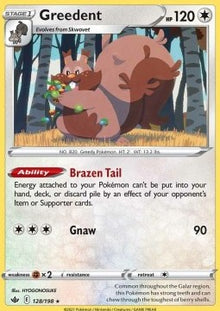Greedent - Chilling Reign (Holo Rare) [CRE-128]