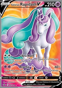 Galarian Rapidash V - Chilling Reign (Ultra Rare) [CRE-167]