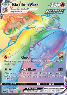 Blaziken VMAX - Chilling Reign (Secret Rare) [CRE-200]