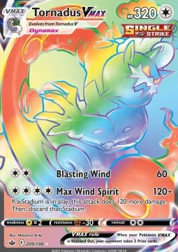 Tornadus VMAX - Chilling Reign (Secret Rare) [CRE-209]