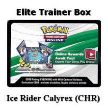 Online Code Card (Ice Rider Calyrex Elite Trainer Box) - Chilling Reign (Online Code Card)