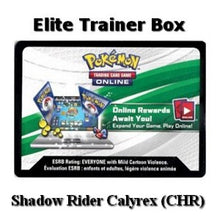 Online Code Card (Shadow Rider Calyrex Elite Trainer Box) - Chilling Reign (Online Code Card)