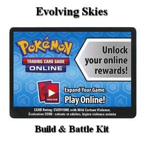 Online Code Card (Build & Battle Kit) - Evolving Skies (Online Code Card)