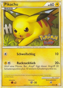 Pikachu - HeartGold & SoulSilver (Promo) [HS-78]