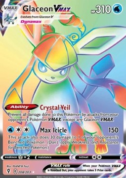 Glaceon VMAX - Evolving Skies (Secret Rare) [EVS-208]