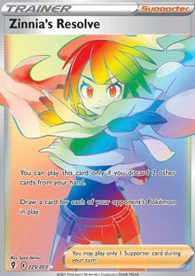 Zinnia's Resolve - Evolving Skies (Secret Rare) [EVS-225]