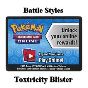 Online Code Card (Toxtricity Blister) - Battle Styles (Online Code Card)