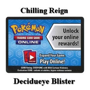 Online Code Card (Decidueye Blister) - Chilling Reign (Online Code Card)