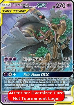 Trevenant & Dusknoir GX - SM Black Star Promos (Oversized) [SM-217]