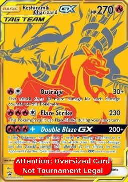 Reshiram & Charizard GX - SM Black Star Promos (Oversized) [SM-247]