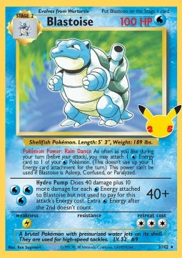 Blastoise - Celebrations (Holo Rare) [CEL-BS 2]