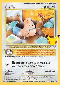 Cleffa - Celebrations (Rare) [CEL-NG 20]