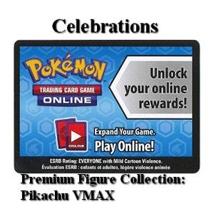 Online Code Card (Celebrations Premium Figure Collection: Pikachu VMAX) - Celebrations (Online Code Card)