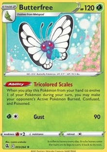 Butterfree - Fusion Strike (Holo Rare) [FST-003]
