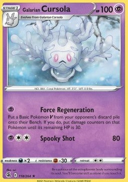 Galarian Cursola - Fusion Strike (Rare) [FST-118]