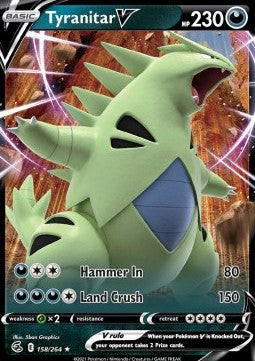 Tyranitar V - Fusion Strike (Ultra Rare) [FST-158]