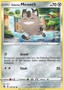 Galarian Meowth - Fusion Strike (Common) [FST-180]