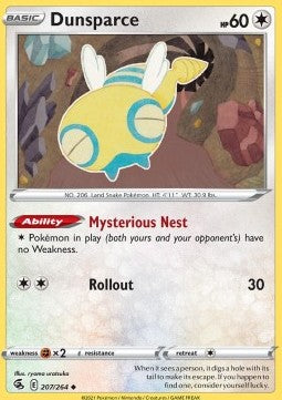Dunsparce - Fusion Strike (Uncommon) [FST-207]