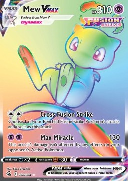 Mew VMAX - Fusion Strike (Secret Rare) [FST-268]