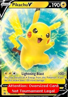 Pikachu V - SWSH Black Star Promos (Oversized) [SWSH-198]