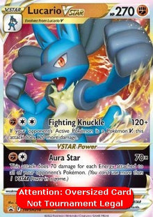 Lucario VSTAR - SWSH Black Star Promos (Oversized) [SWSH-214]