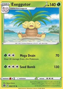 Exeggutor - Brilliant Stars (Uncommon) [BRS-002]