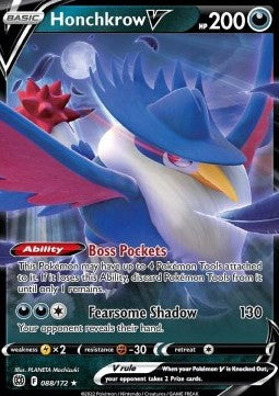 Honchkrow V - Brilliant Stars (Ultra Rare) [BRS-088]