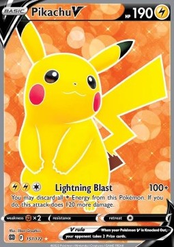 Pikachu V - Brilliant Stars (Ultra Rare) [BRS-157]