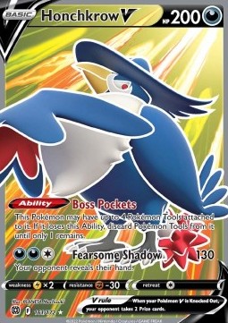 Honchkrow V - Brilliant Stars (Ultra Rare) [BRS-161]