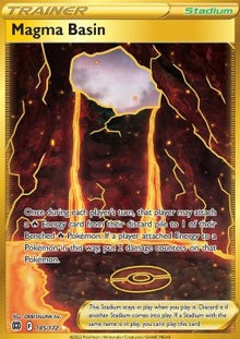Magma Basin - Brilliant Stars (Secret Rare) [BRS-185]