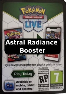 Live Code Card (Booster) - Astral Radiance (Online Code Card)
