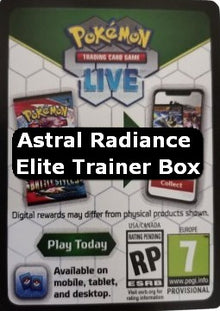 Live Code Card (Elite Trainer Box) - Astral Radiance (Online Code Card)