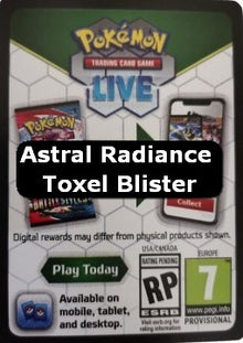Live Code Card (Toxel Blister) - Astral Radiance (Online Code Card)