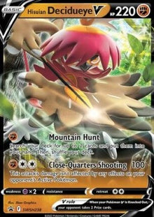 Hisuian Decidueye V - SWSH Black Star Promos (Promo) [SWSH-238]