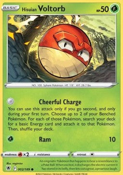 Hisuian Voltorb - Astral Radiance (Common) [ASR-002]