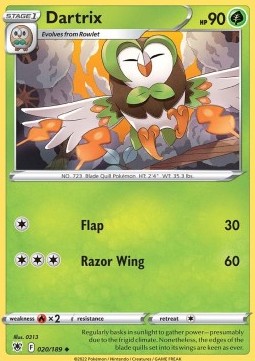 Dartrix - Astral Radiance (Uncommon) [ASR-020]