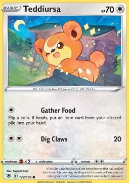Teddiursa - Astral Radiance (Common) [ASR-122]