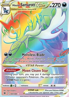Hisuian Samurott VSTAR - Astral Radiance (Secret Rare) [ASR-197]